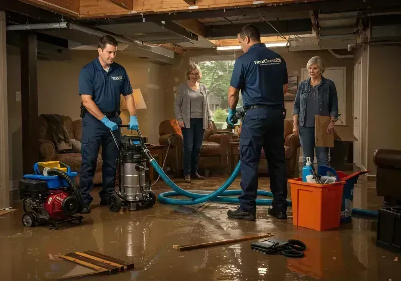 Basement Water Extraction and Removal Techniques process in Uncasville, CT